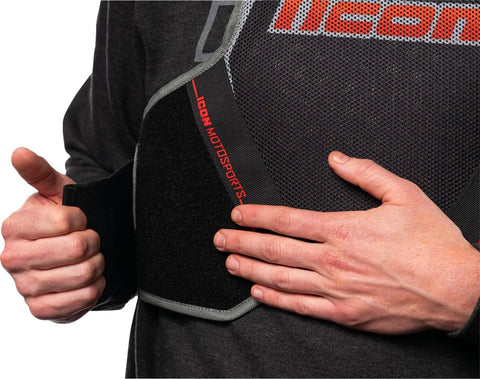 ICON Field Armor Softcore Vest Black/Grey/Red