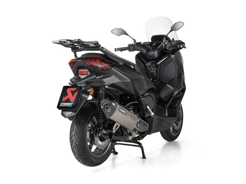 Akrapovic Slip-on Line Muffler Stainless Steel & Carbon End Cap Yamaha Tricity / X-Max