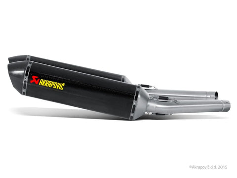 Akrapovic Slip-on Line Dual Muffler Carbon Suzuki Hayabusa