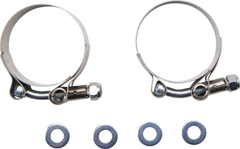 Cobra 4" Slip-on Mufflers with Classic Chrome Billet Tips