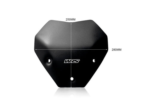 WRS Sport Windscreen Matt Black (BM077NO)