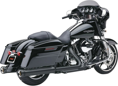 Cobra 4-1/2" Round Slip-on Neighbor Hater Mufflers Raven Black
