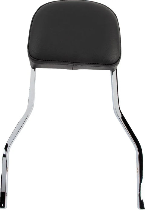 Cobra Short Square Sissy Bar Chrome with Pad (602-1202)