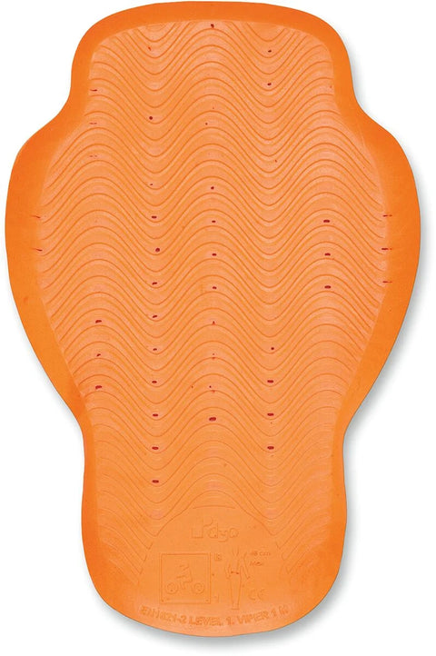 ICON Viper Pro D3O Back Protector Orange