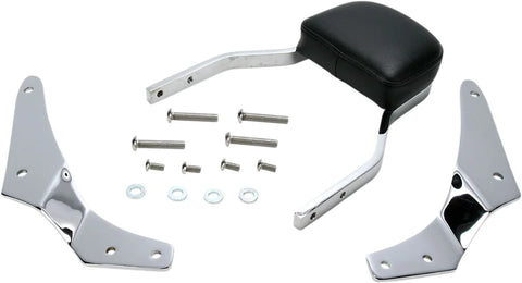 Cobra Mini Square Sissy Bar Chrome with Pad (02-4616)