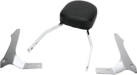 Cobra Tall Square Sissy Bar Chrome with Pad (02-5260)