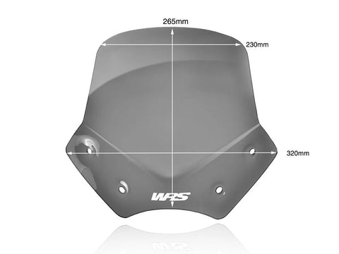 WRS Sport Windscreen Dark Smoked (BM046FS)
