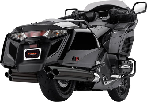 Cobra 6-into-6 Slip-on Mufflers Black