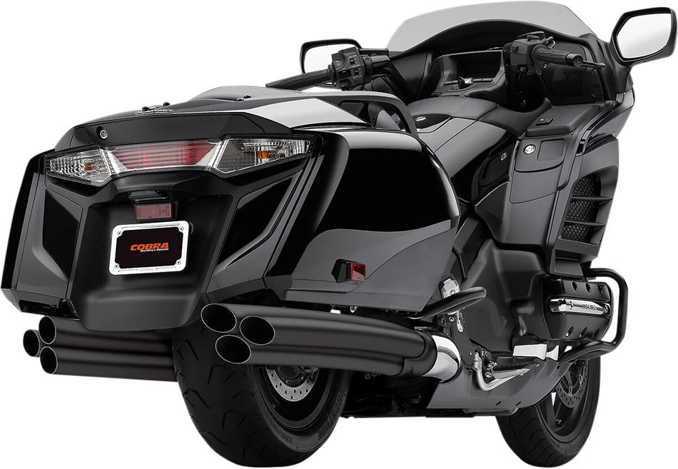 Cobra 6-into-6 Slip-on Mufflers Black