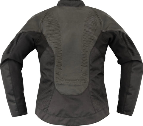 ICON Overlord 3 Women's Leather Jacket Black