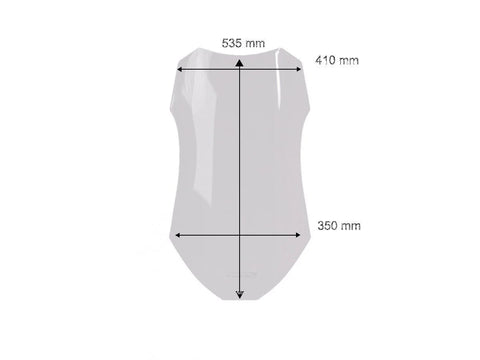 WRS Touring Windscreen Clear (YA048T)