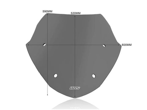 WRS Sport Windscreen Dark Smoked (BM075FS)