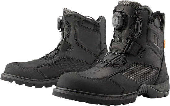 ICON Stormhawk Waterproof Boots Black