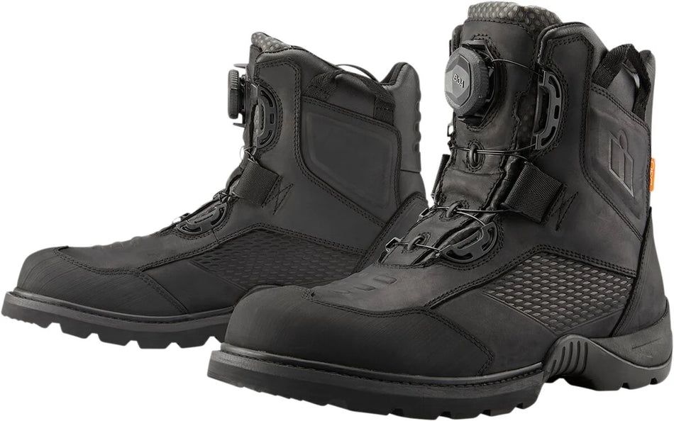 ICON Stormhawk Waterproof Boots Black