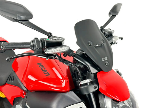WRS Sport Windscreen Matt Black (DU030NO)