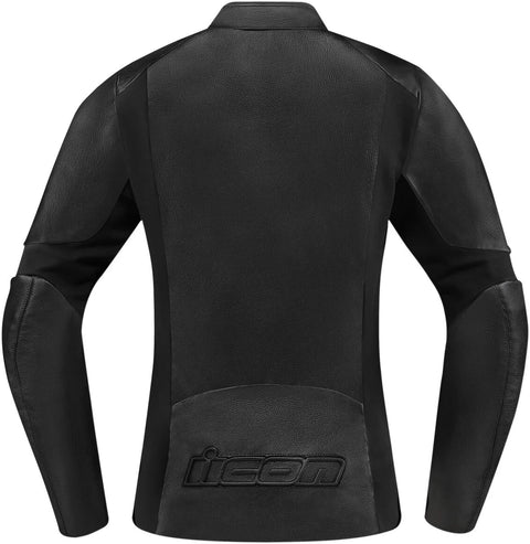ICON Overlord CE Women's Leather Jacket Black