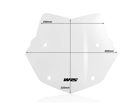 WRS Rally EVO Windscreen Smoked with LED