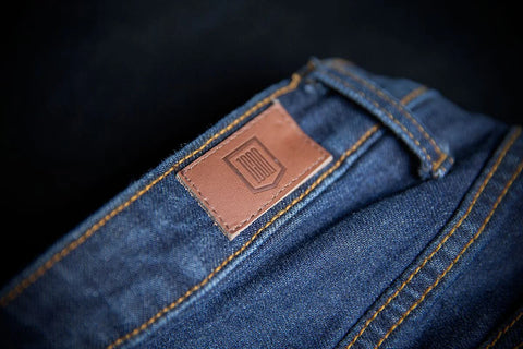 ICON MH1000 Denim Women's Riding Trousers Blue