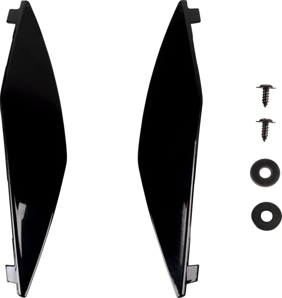 ICON Domain Helmet Side Covers Black