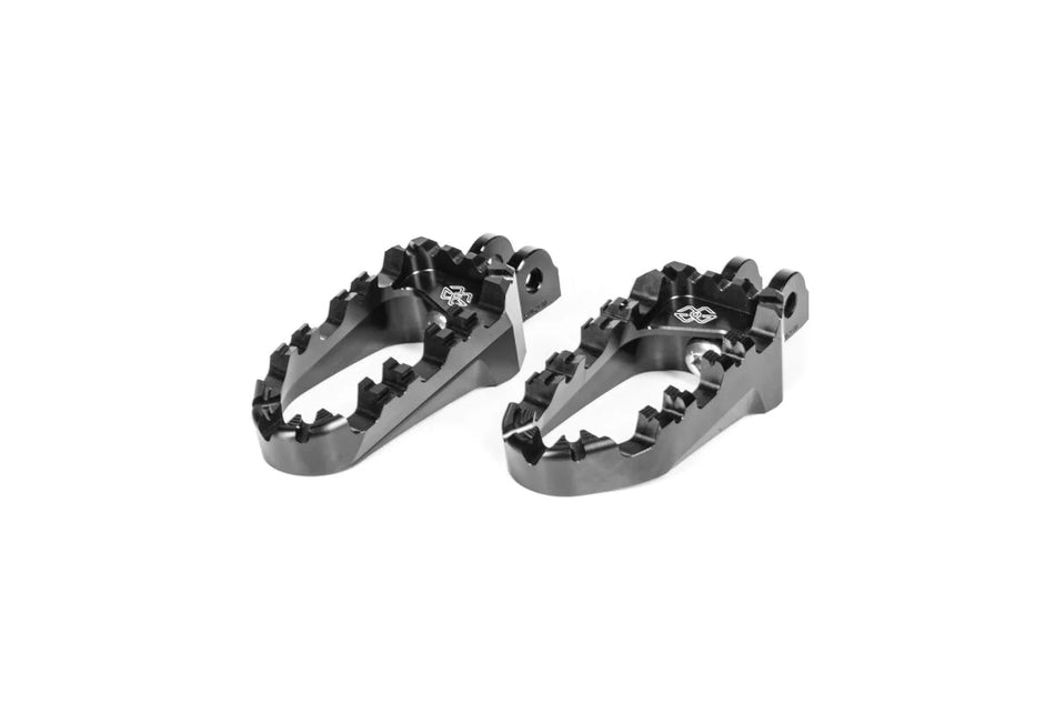 Gilles Tooling Pro-X Enduro Motorcycle Rider Footpegs Black