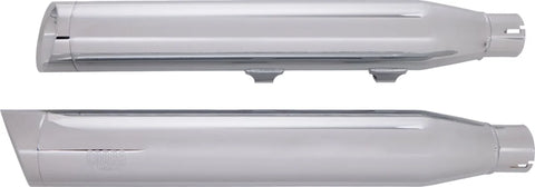 Cobra 3" Slash Cut Slip-on Muffler Chrome