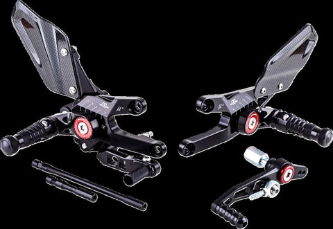 Gilles Tooling MUE2 Adjustable Rearset Black (MUE2-H01)