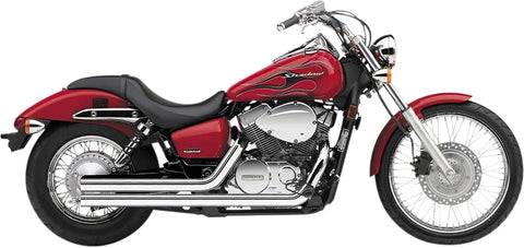 Cobra Street Rod 2-into-2 Straight-Cut Exhaust System Chrome (1711T)
