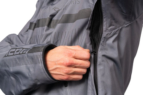ICON PDX3 CE Textile Jacket Grey