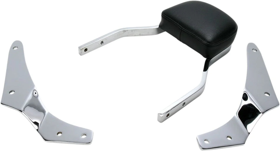 Cobra Mini Square Sissy Bar Chrome with Pad (02-4616)