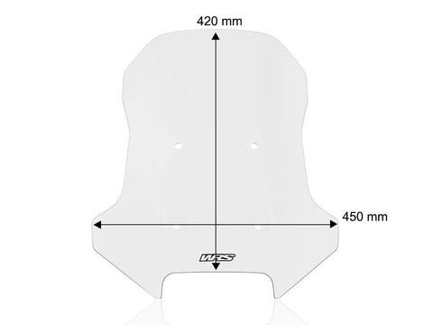 WRS Caponord Windscreen Clear (CF004T)
