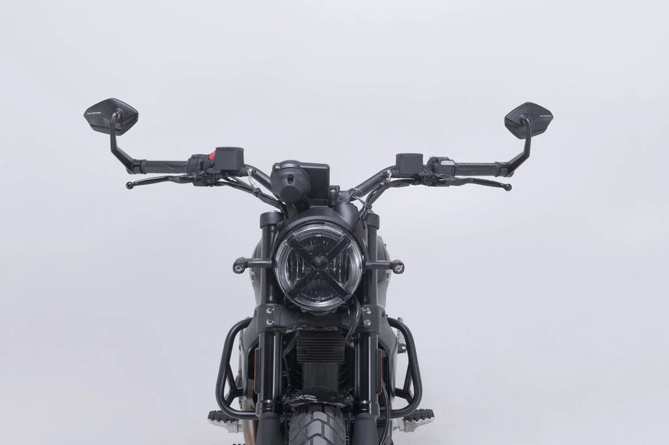 SW-Motech Bar End Mirrors — Ducati & Suzuki