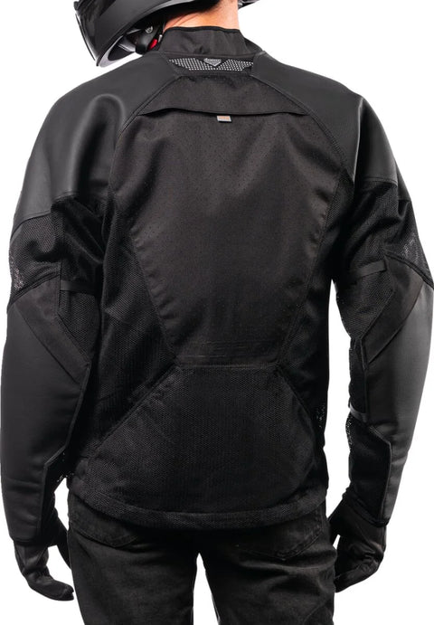 ICON Mesh AF CE Leather Jacket Black
