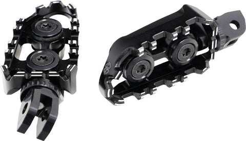 Gilles Tooling Tech-X Enduro Rider Footpegs Black (RGK-500-UF35-SET-B)