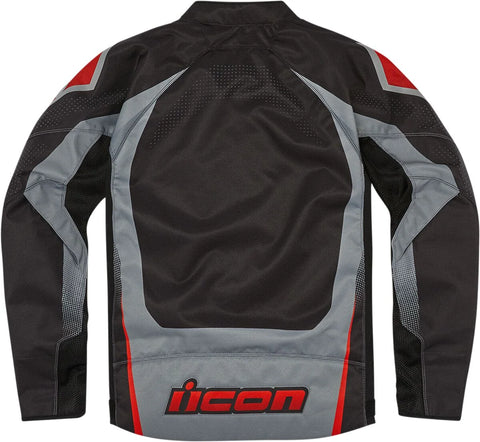 ICON Hooligan Ultrabolt Textile Jacket Black/Grey
