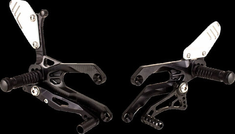 Gilles Tooling FXR Adjustable Rearset Black (FXR-Y05-CUP-B)