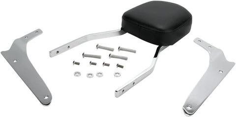 Cobra Tall Square Sissy Bar Chrome with Pad (02-5111)