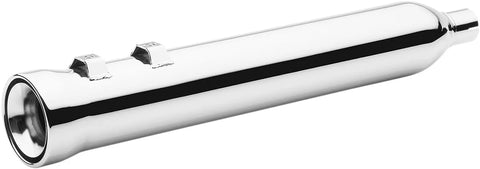Cobra 4-1/2" Tapered Slip-on Neighbor Hater Mufflers Chrome