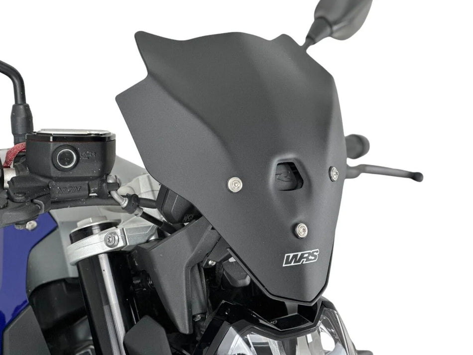 WRS Touring Windscreen Matt Black (BM101NO)
