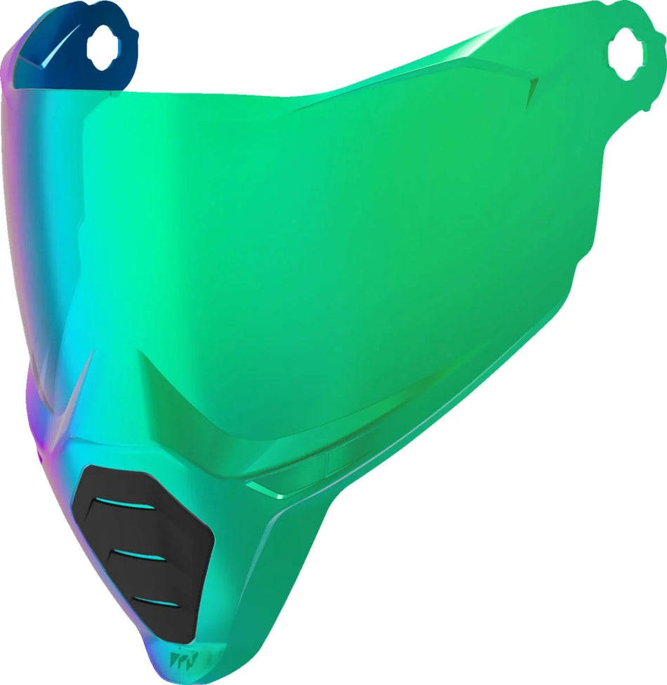 ICON Ultraflite DOT Cashmoney Green Ultrashield Visor