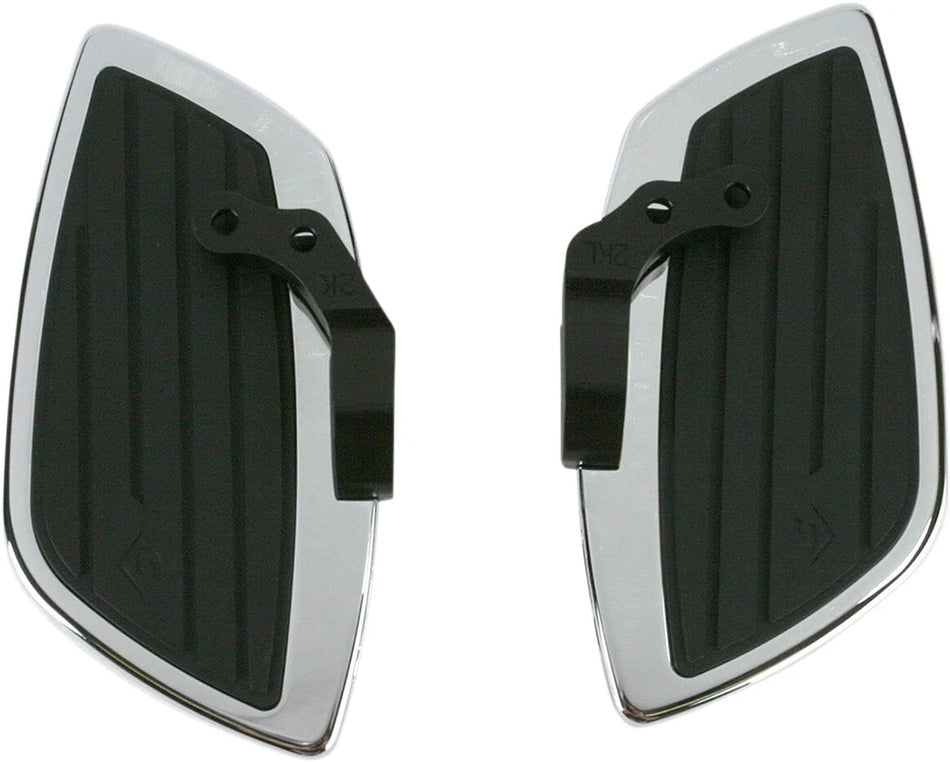 Cobra Swept Front Floorboard Kit Chrome (06-4115)