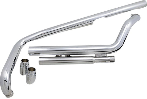Cobra Speedster Hot Rod Slash Down Exhaust System Chrome (1832)