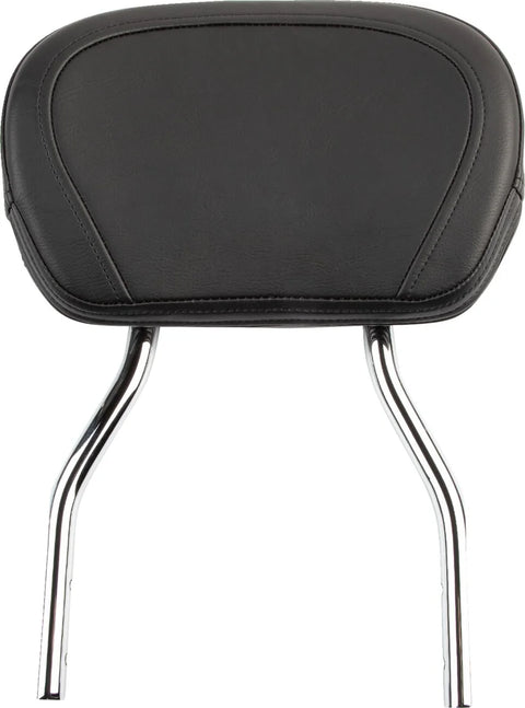 Cobra Short Round Sissy Bar Chrome with Pad (02-8750)