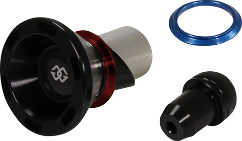Gilles Tooling GTA Front or Rear Quick-Release Motorcycle Axle Protectors Black