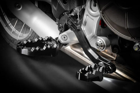 Gilles Tooling Pro-X Enduro Motorcycle Rider Footpegs Black (RGK-680-UF34-SET-B)