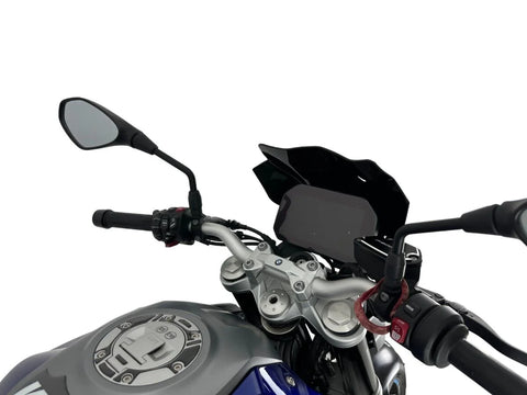 WRS Touring Windscreen Matt Black (BM101NO)