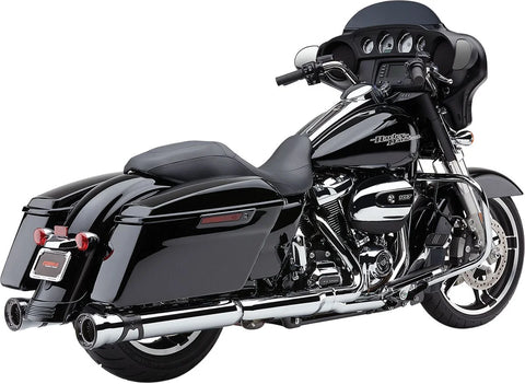 Cobra 4-1/2" Tapered Slip-on Race-Pro Mufflers Chrome