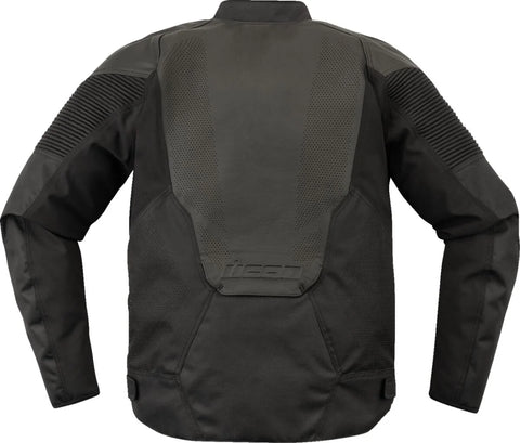 ICON Overlord 3 Leather Jacket Black