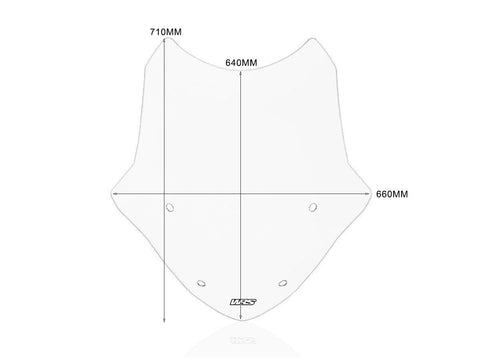 WRS Touring Windscreen Clear (BM073T)