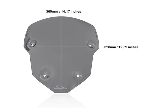 WRS Sport Windscreen Dark Smoked (TR004FS)