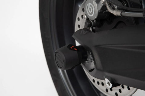 SW-Motech Rear Axle Slider Set Black Suzuki GSX-S1000 / F, Honda CB1100RR